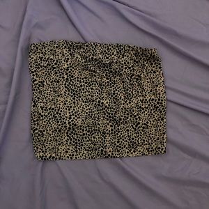 Leopard tube top